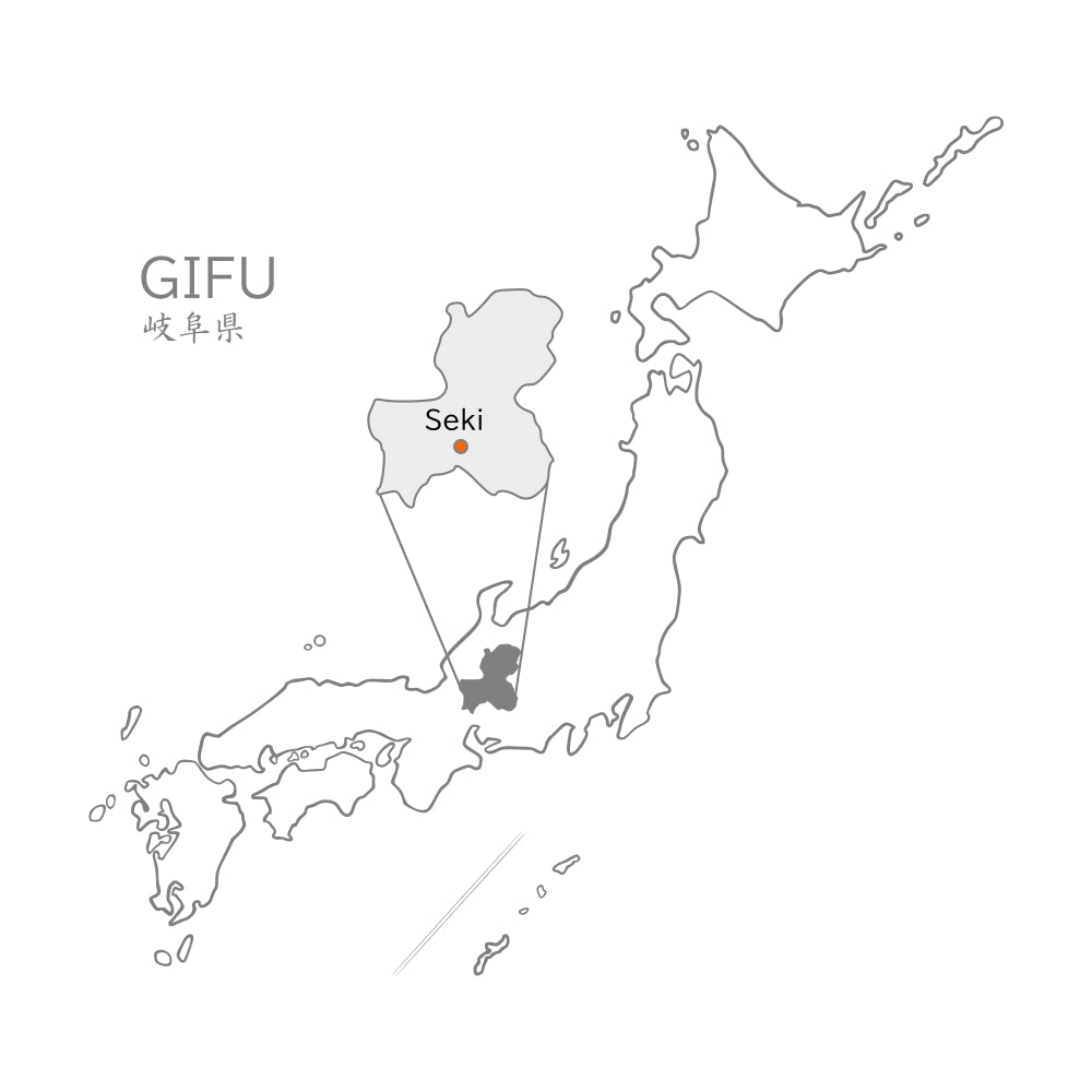 Gifu, Seki city map (square view). Tsukushi