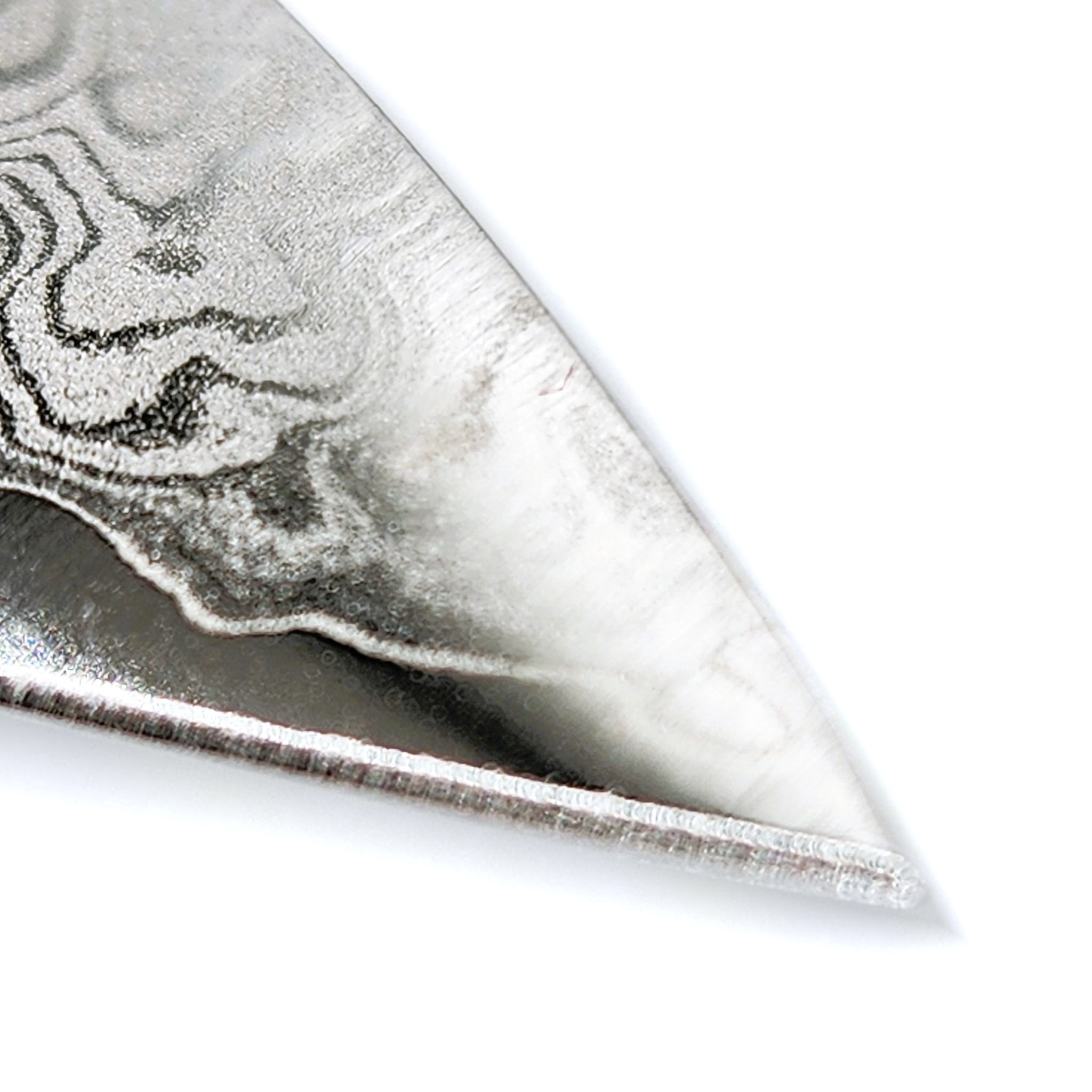 A Japanese Gyuto knife (point detail)