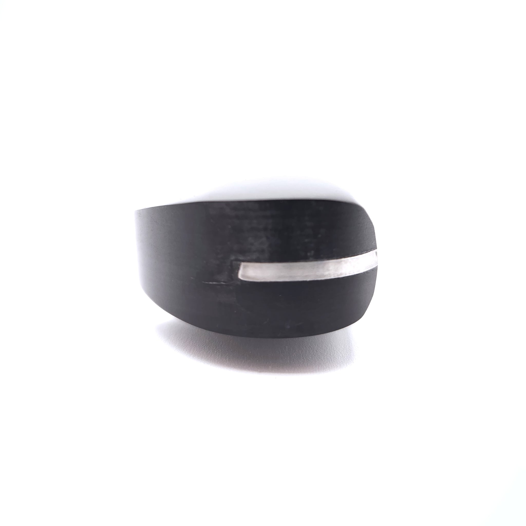 bottom of a Japanese Santoku Kitchen Knife 180mm