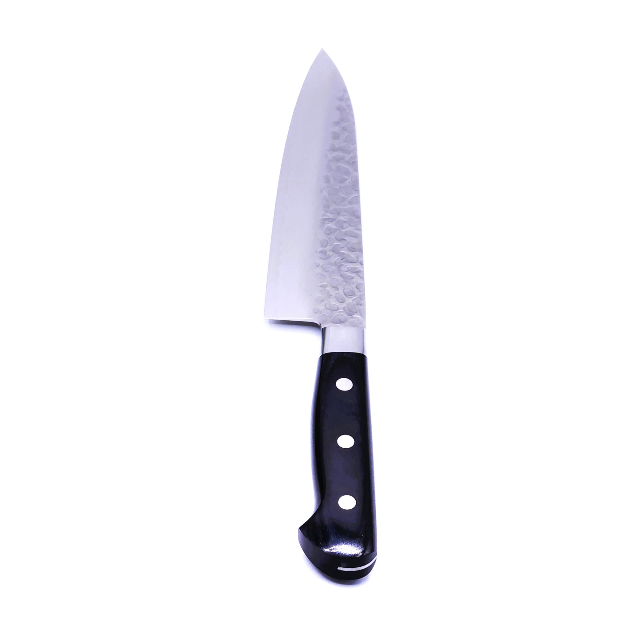 Front view of a Japanese Santoku Kitchen Knife 180mm