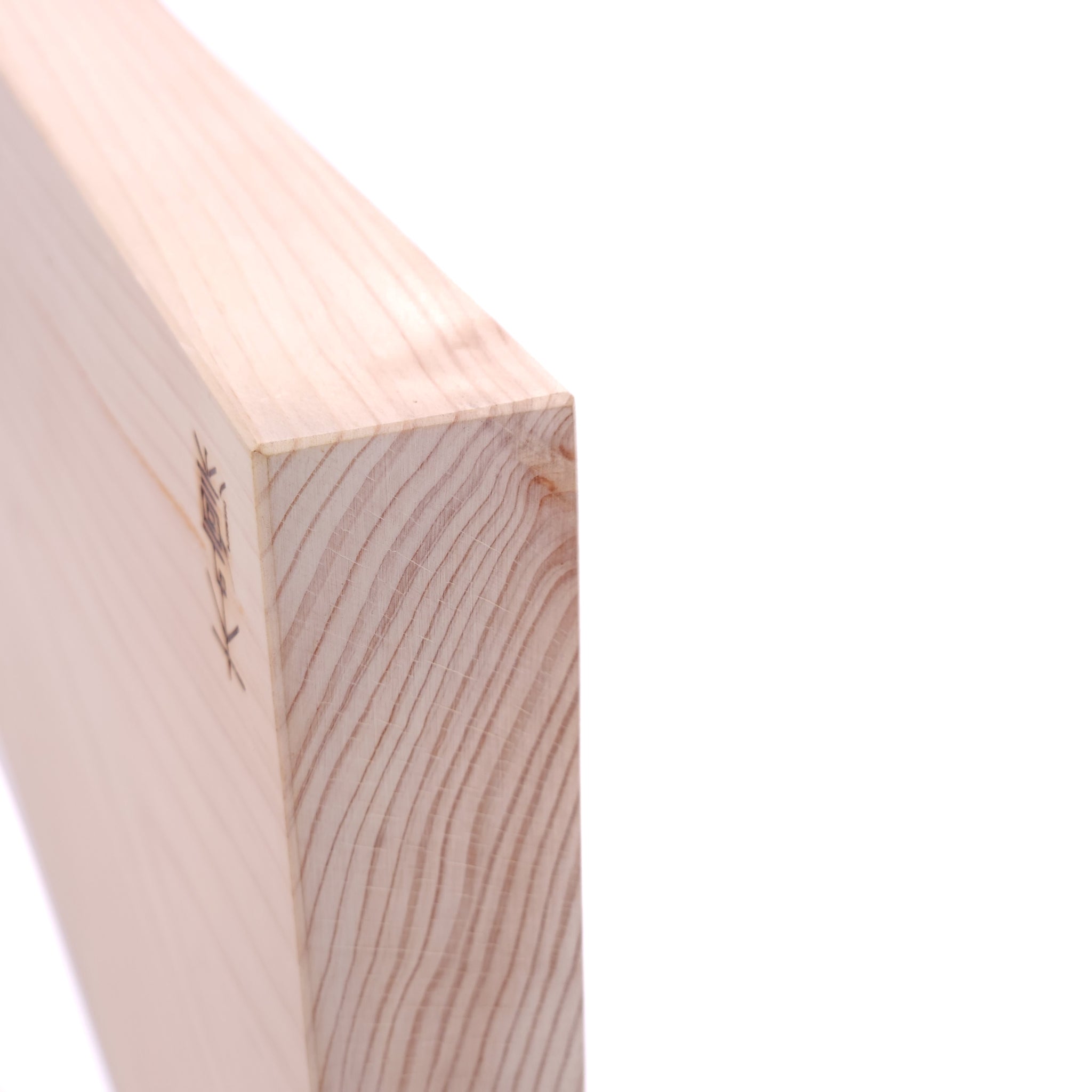 side detail of Japanese Hinoki wood Cutting board