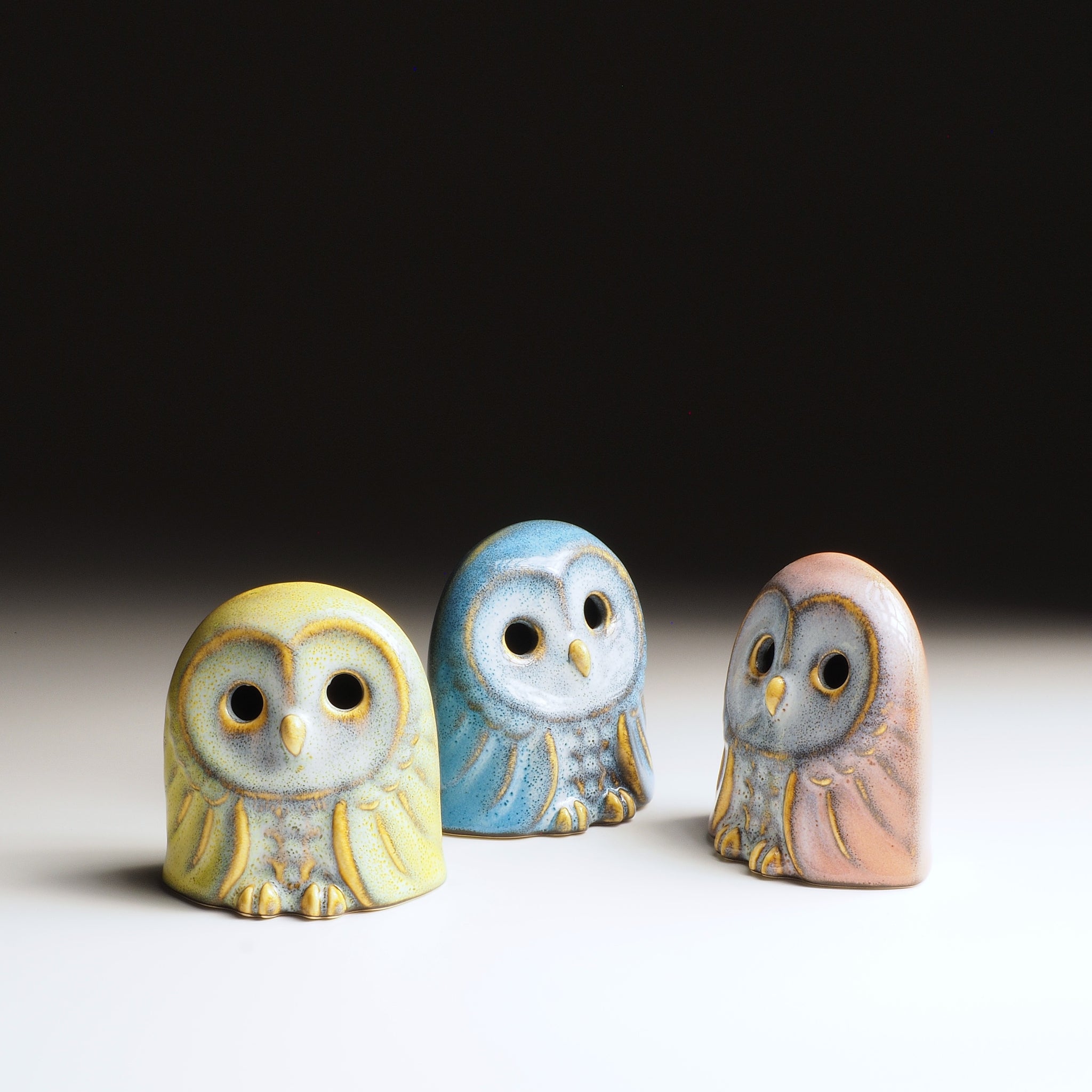 Engifuku | Owl Figurine set