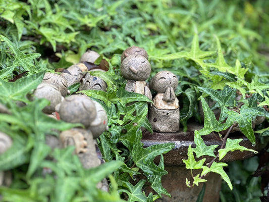 Jizo made of pottery in Shigaraki