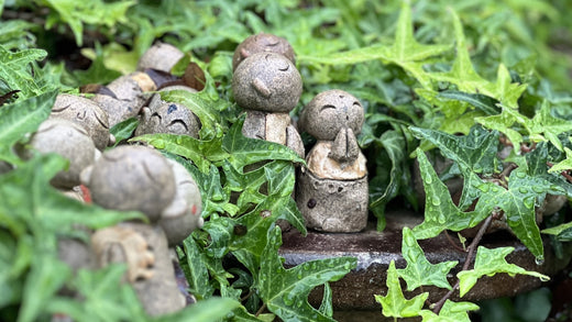 Jizo made of pottery in Shigaraki