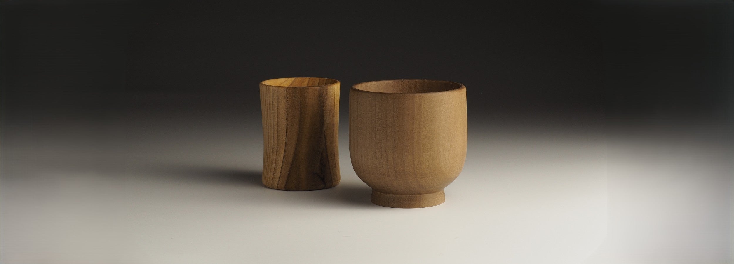 Koju Wooden Japanese Sake Cup, Maruka Wooden Japanese Mug black background , Tsukushi