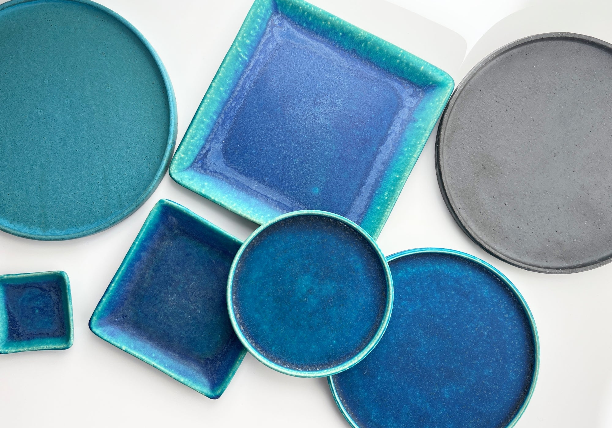 plate collection japanese pottery