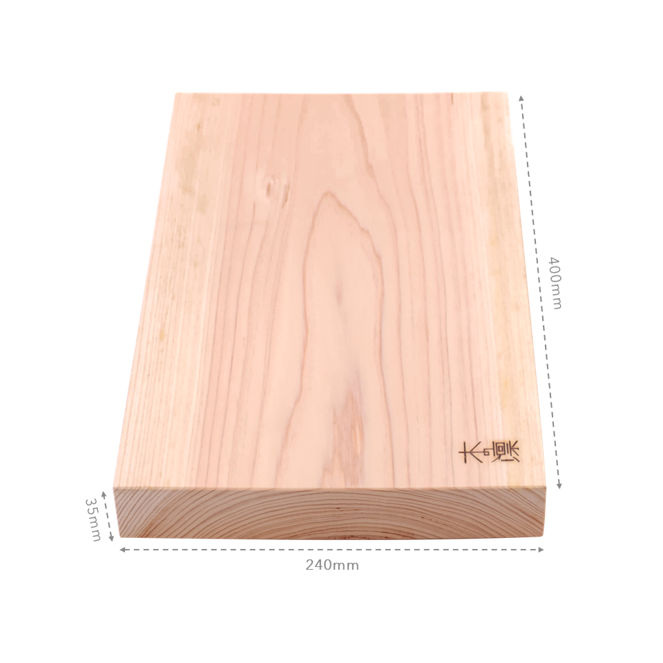 Rectangular Japanese Chopping Board｜Manaita｜ Large Size | Measures