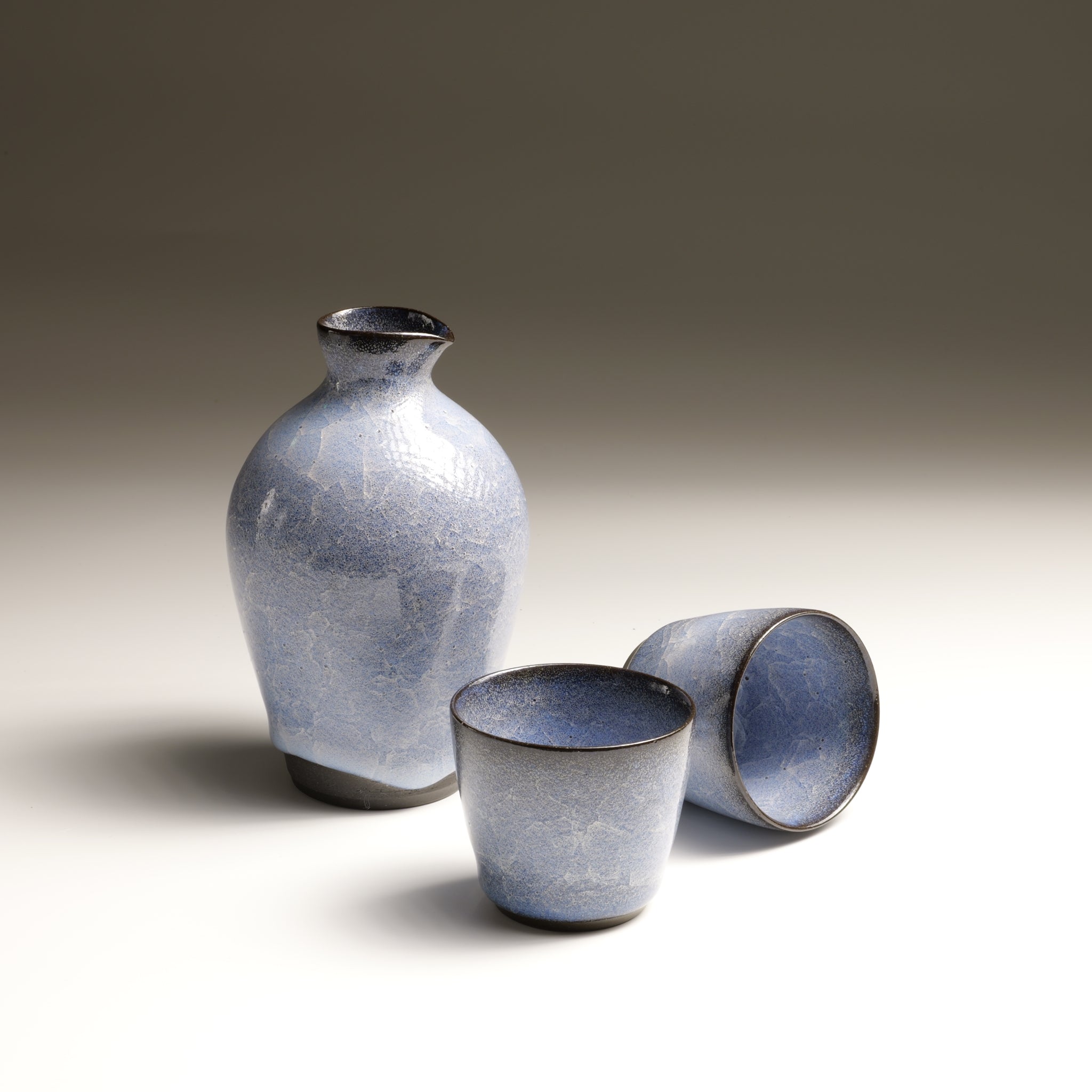 Seigen Sake Set | Japanese Artisan Ceramic | Tsukushi