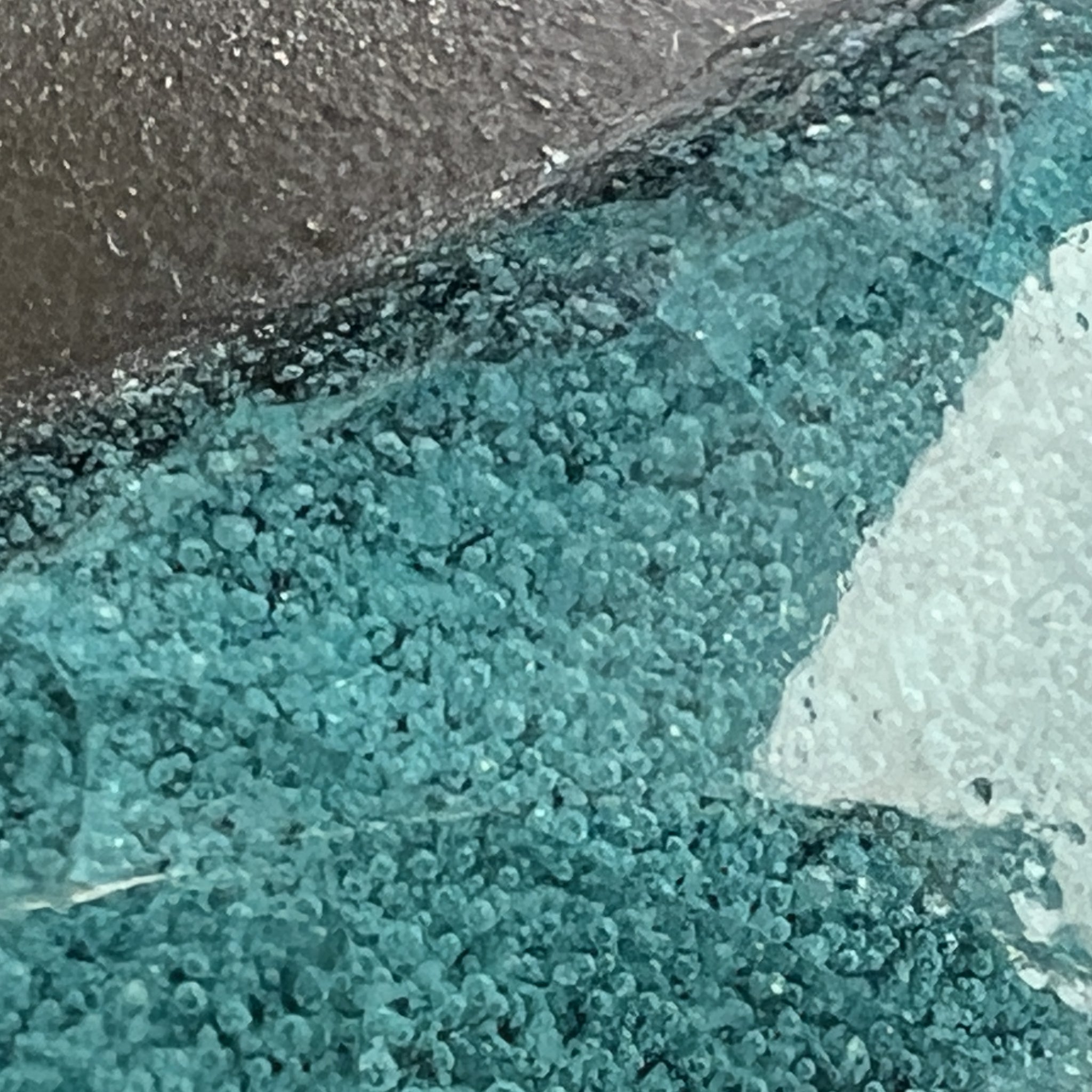 A close up of Japanese handcrafted crazing ceramic background. Tsukushi