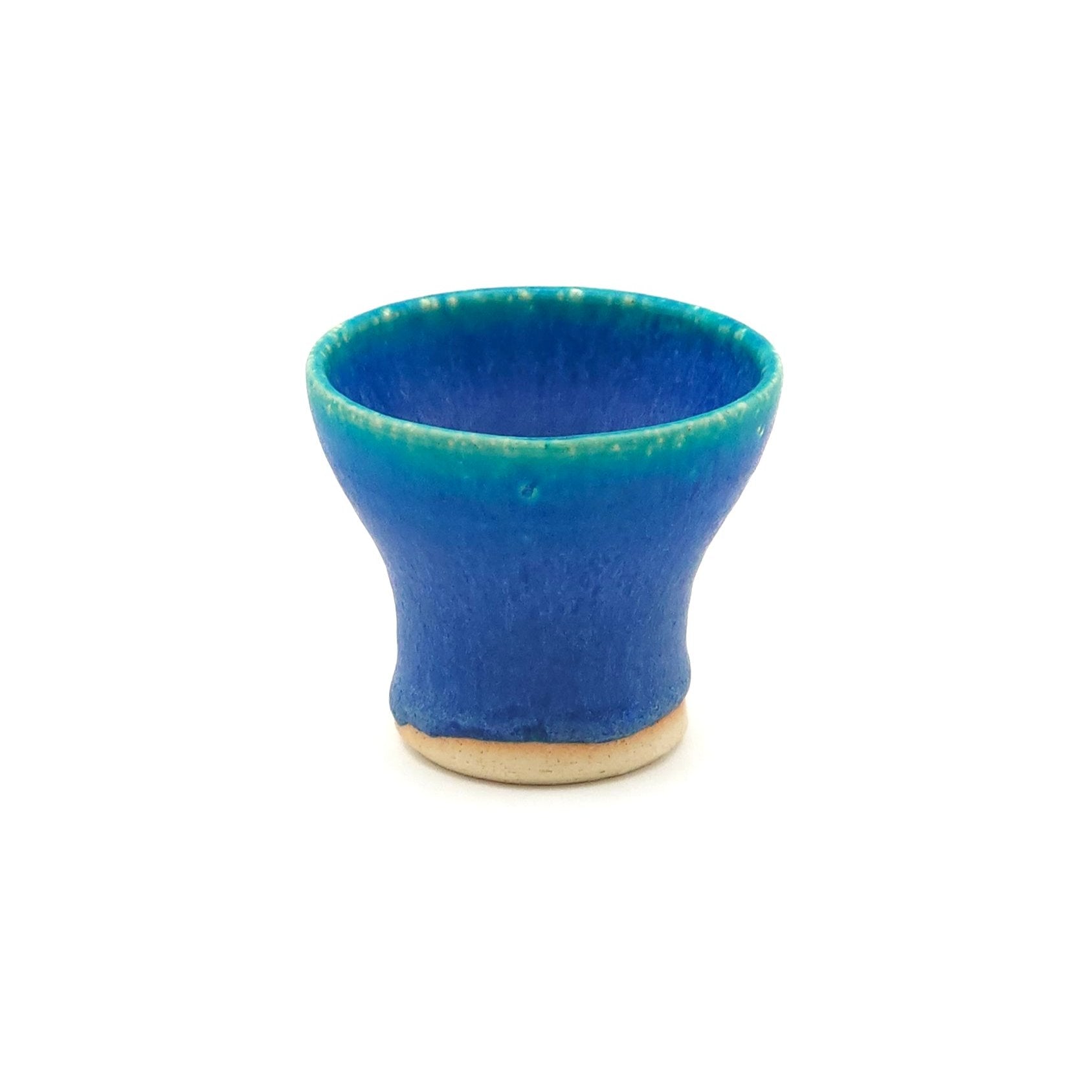 A turquoise Japanese pottery small cup