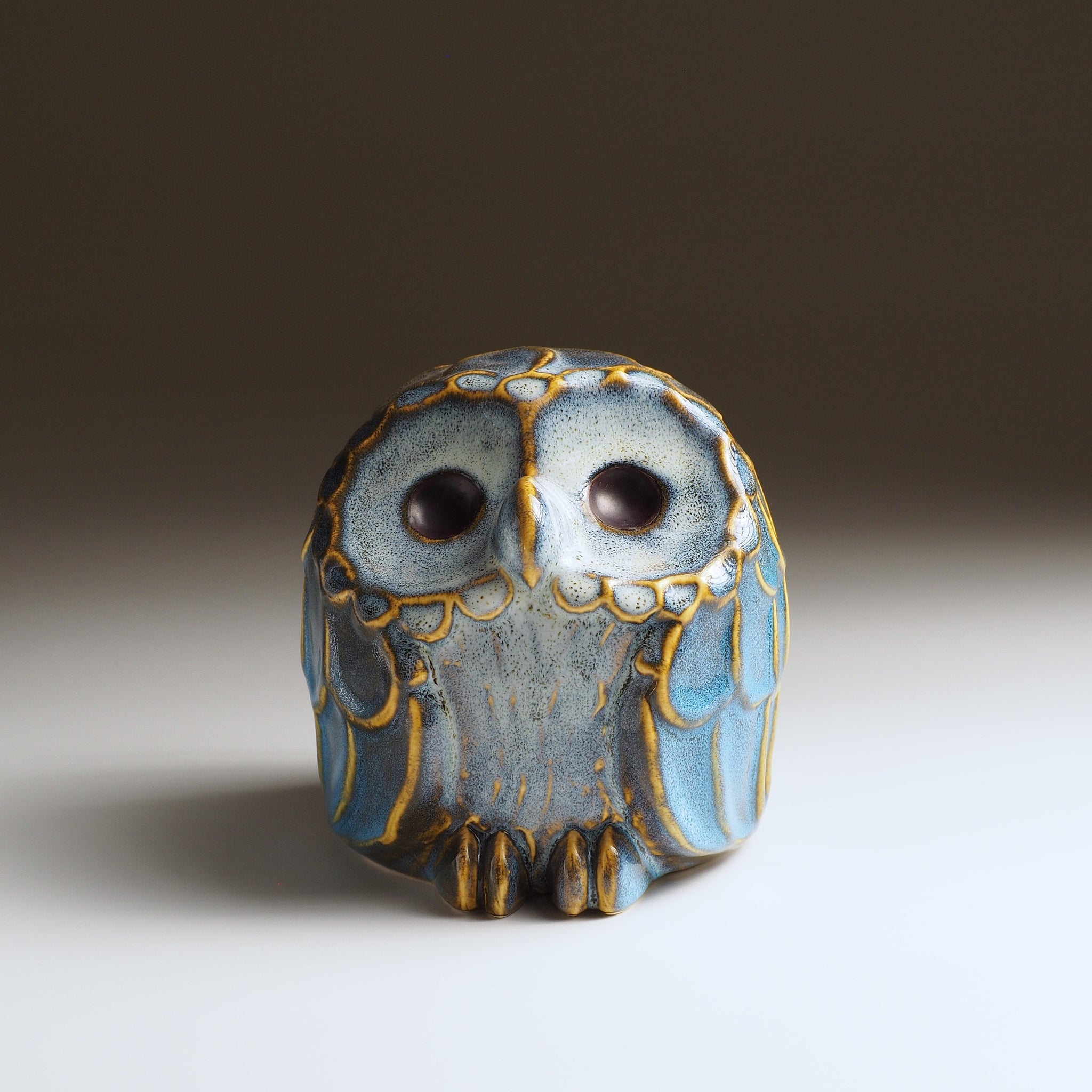 Fukumori Ceramic Owl Figurine | Japanese Pottery | Tsukushi