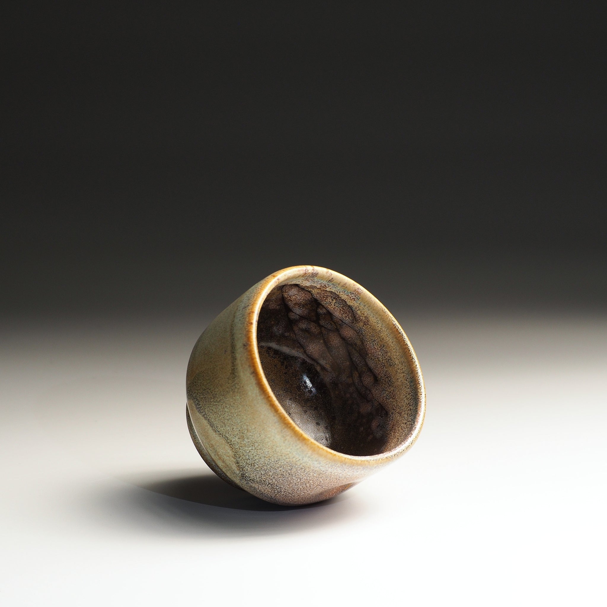 Mankai Pink Cherry Round Teacup | Unique Pottery | Tsukushi