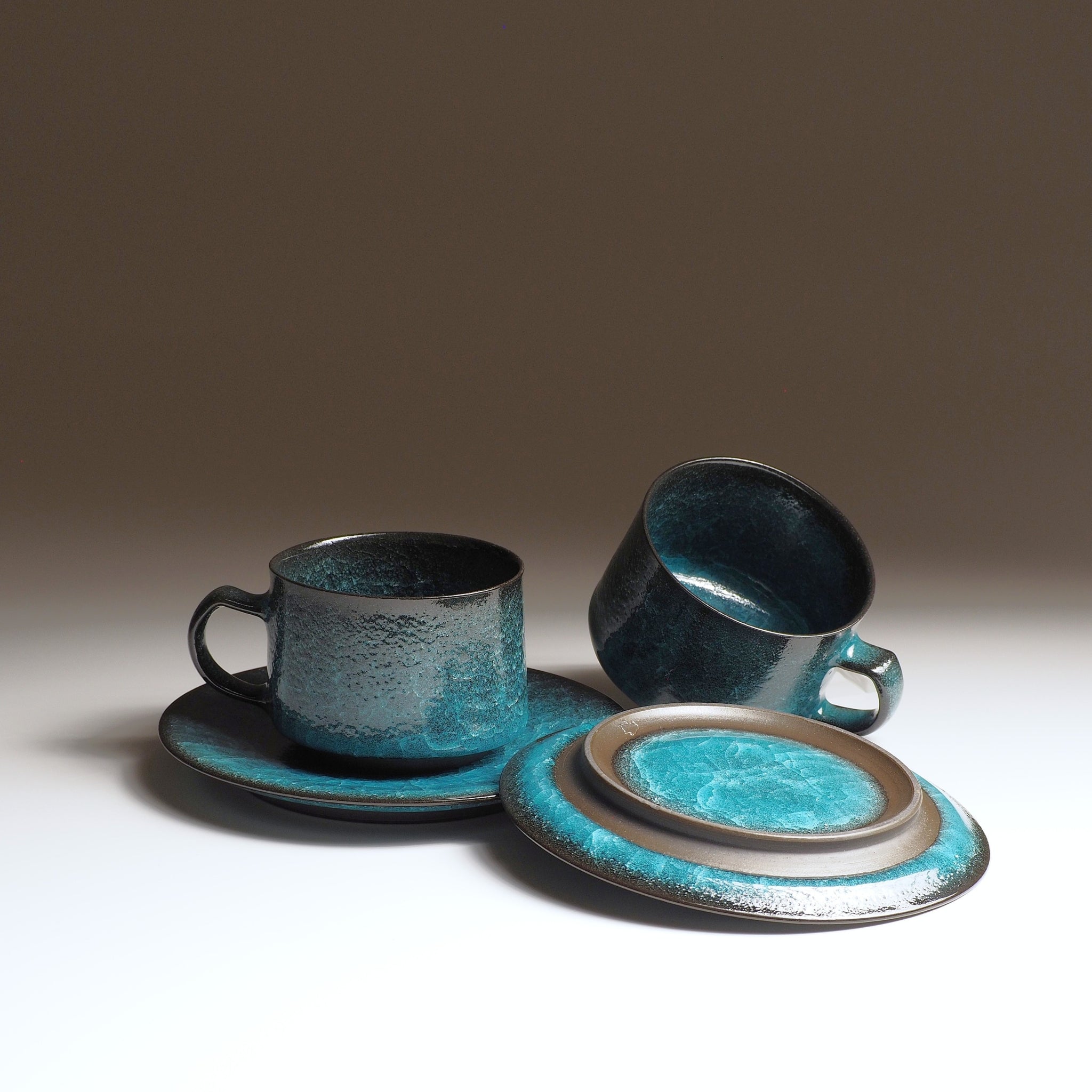 Seika Coffee Cup Set | Japanese Artisan Ceramic | Tsukushi