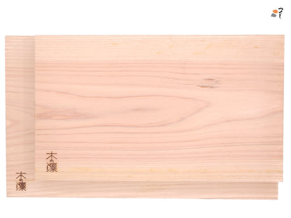 Two rectangular Japanese Chopping Boards ｜manaita｜piled up ｜top view